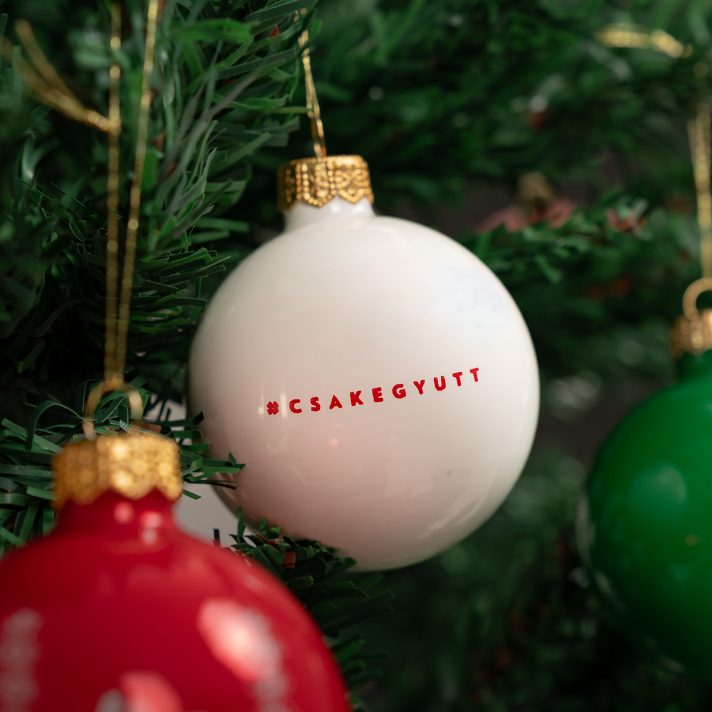 Karácsonyfadísz szett 6,6 CM ( 3 szín)