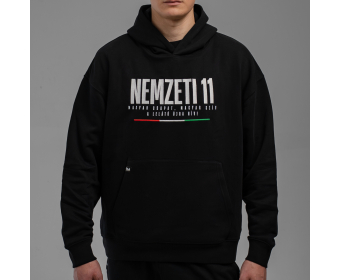 NEMZETI 11 HOODIE - GYEREK  (FEKETE)