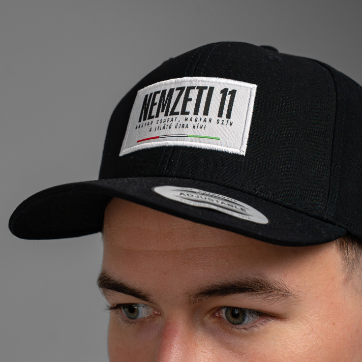 NEMZETI 11 BASEBALL SAPKA (FEKETE)