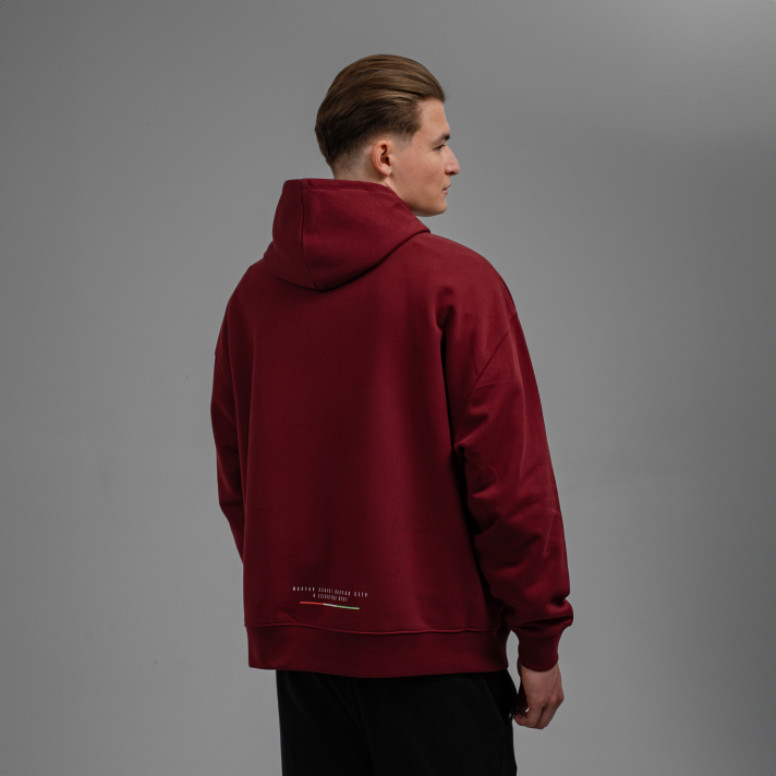 NEMZETI 11 HOODIE (BORDÓ)