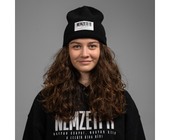 NEMZETI 11 TÉLI SAPKA - GYEREK(FEKETE)