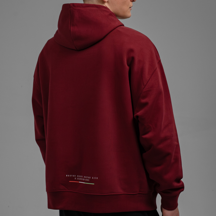 NEMZETI 11 HOODIE - GYEREK (BORDÓ)