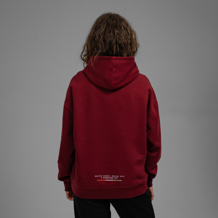 NEMZETI 11 HOODIE (bordó)