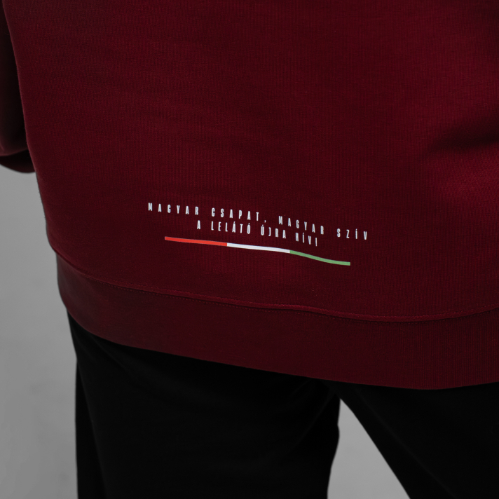 NEMZETI 11 HOODIE (bordó)