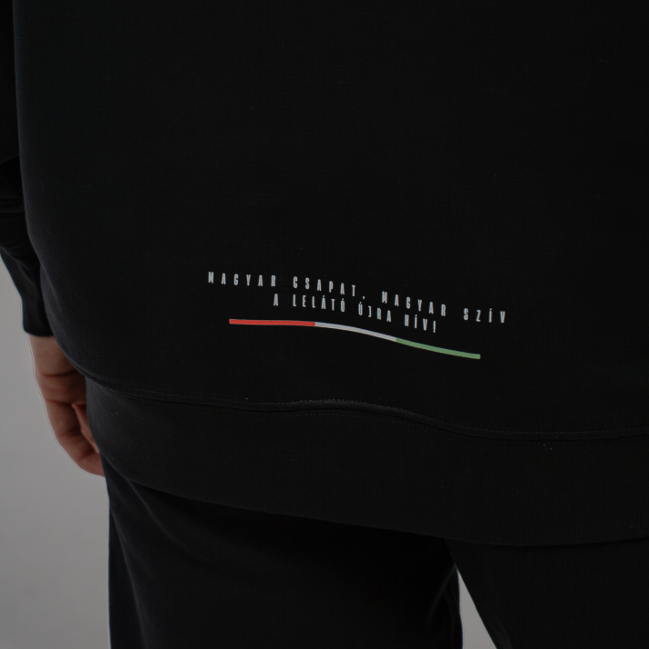 NEMZETI 11 HOODIE (FEKETE)