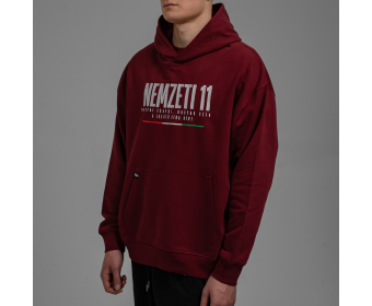 NEMZETI 11 HOODIE - GYEREK (BORDÓ)