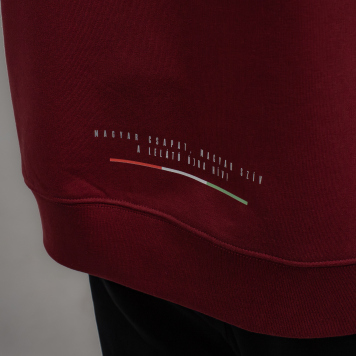 NEMZETI 11 HOODIE - GYEREK (BORDÓ)