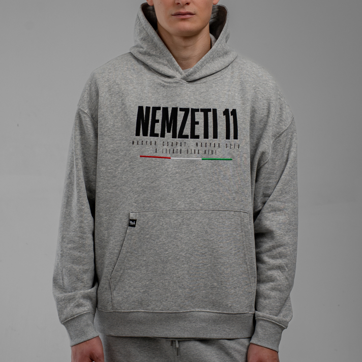 NEMZETI 11 HOODIE - GYEREK (SZÜRKE)