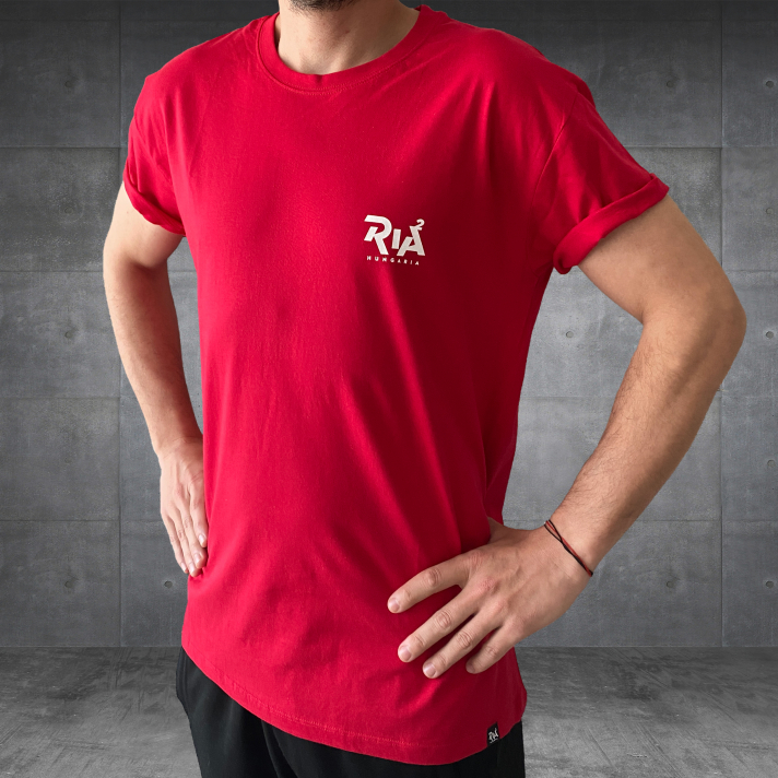 Ria2 kis nyomatos basic póló (Férfi)