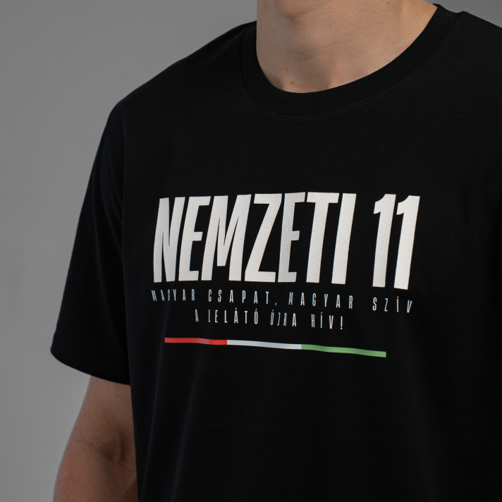 NEMZETI 11 PÓLÓ - GYEREK (FEKETE)