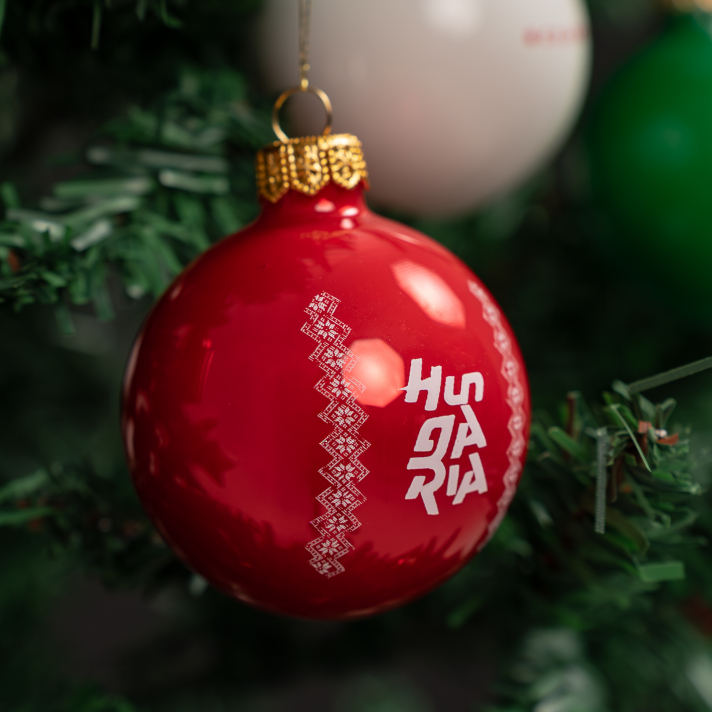 Karácsonyfadísz szett 6,6 CM ( 3 szín)