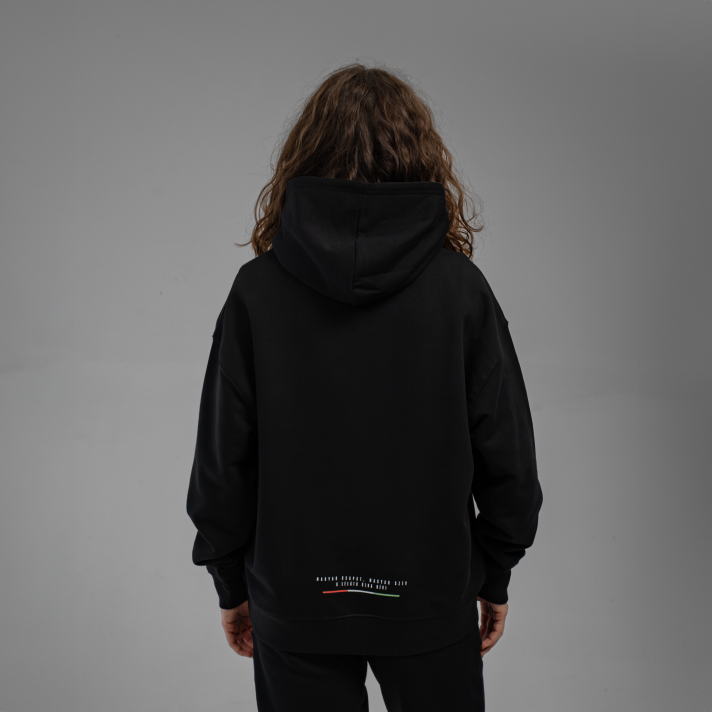 NEMZETI 11 HOODIE (FEKETE)