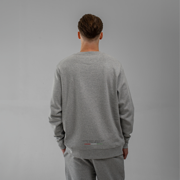 NEMZETI 11 KÖRNYAKÚ PULÓVER (SZÜRKE)