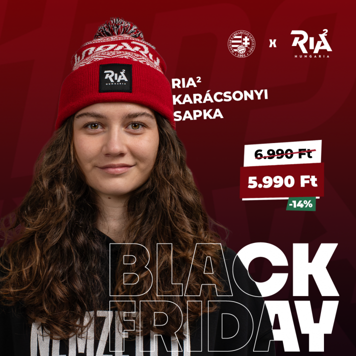 RIA2 kötött sapka - Karácsonyi mintás