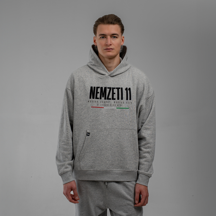 NEMZETI 11 HOODIE (SZÜRKE)