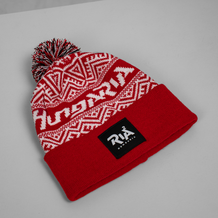 RIA2 kötött sapka - Karácsonyi mintás