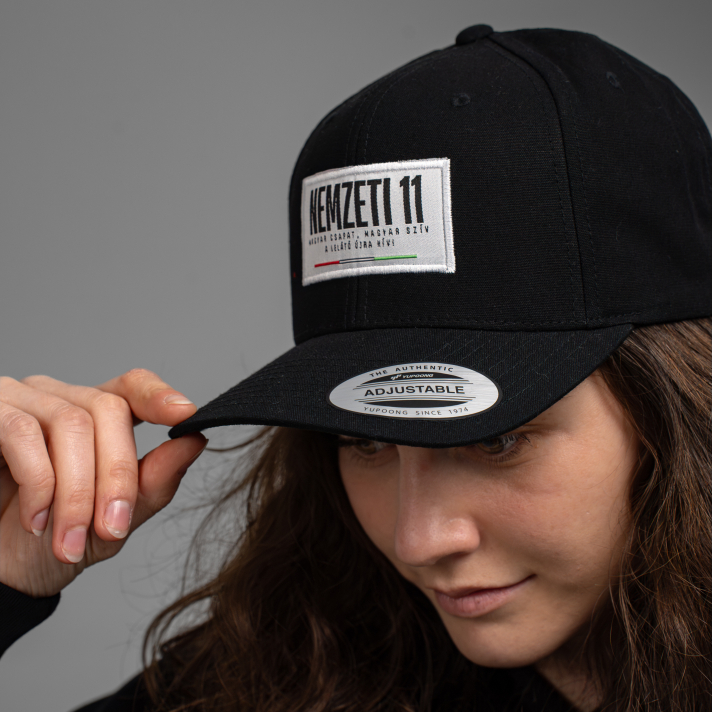 NEMZETI 11 BASEBALL SAPKA (FEKETE)