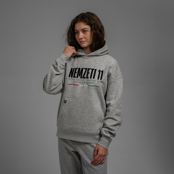 NEMZETI 11 HOODIE (szürke)