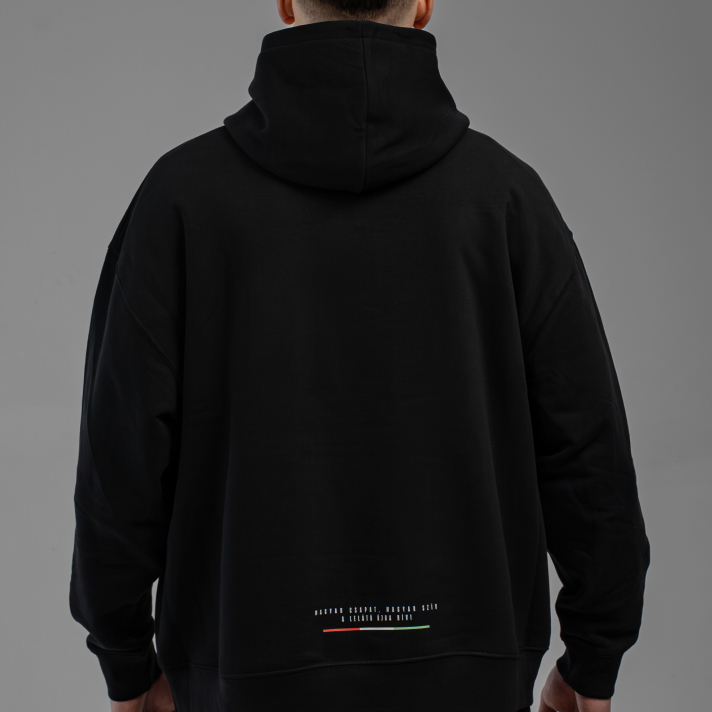 NEMZETI 11 HOODIE - GYEREK  (FEKETE)