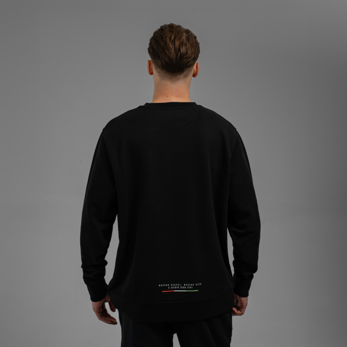 NEMZETI 11 KÖRNYAKÚ PULÓVER (FEKETE)