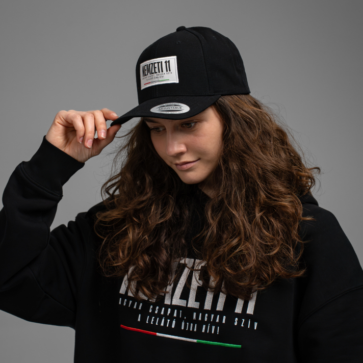 NEMZETI 11 BASEBALL SAPKA (FEKETE)