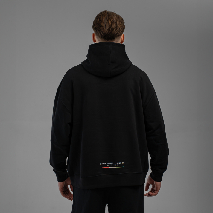 NEMZETI 11 HOODIE (FEKETE)