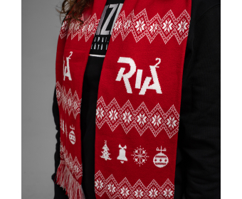 RIA2 szurkolói sál - Karácsonyi mintás