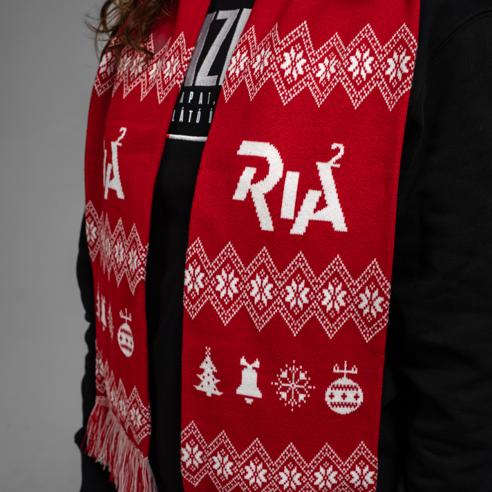 RIA2 szurkolói sál - Karácsonyi mintás