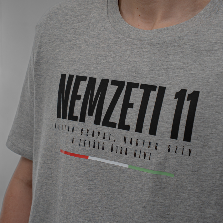 NEMZETI 11 PÓLÓ (SZÜRKE)